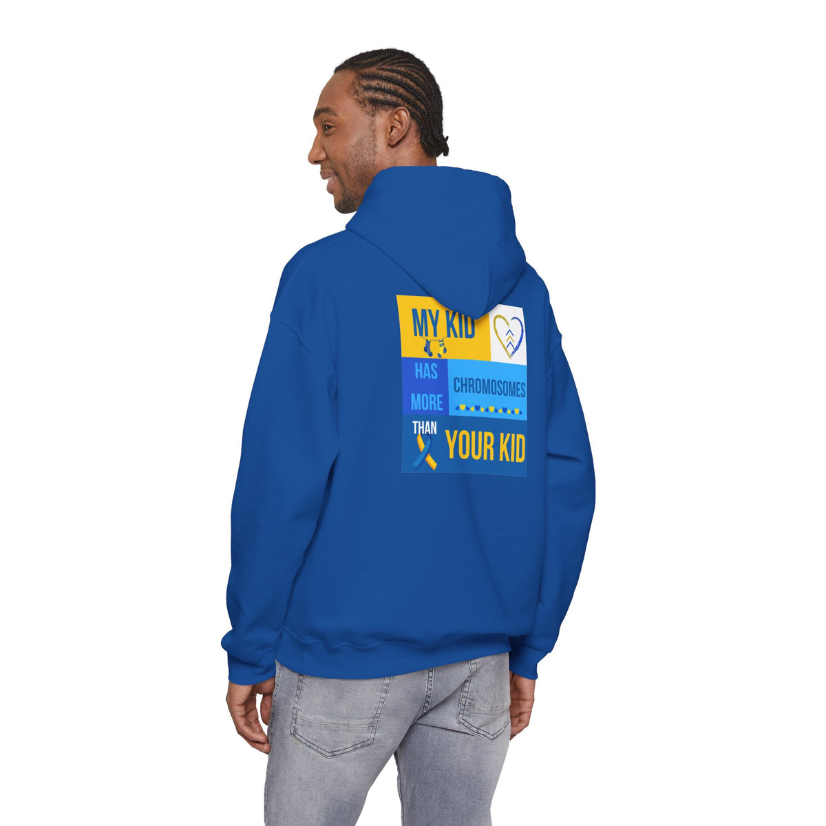 Down Syndrome Awareness Hoodie — "My Kid Has More Chromosomes Than Your Kid"