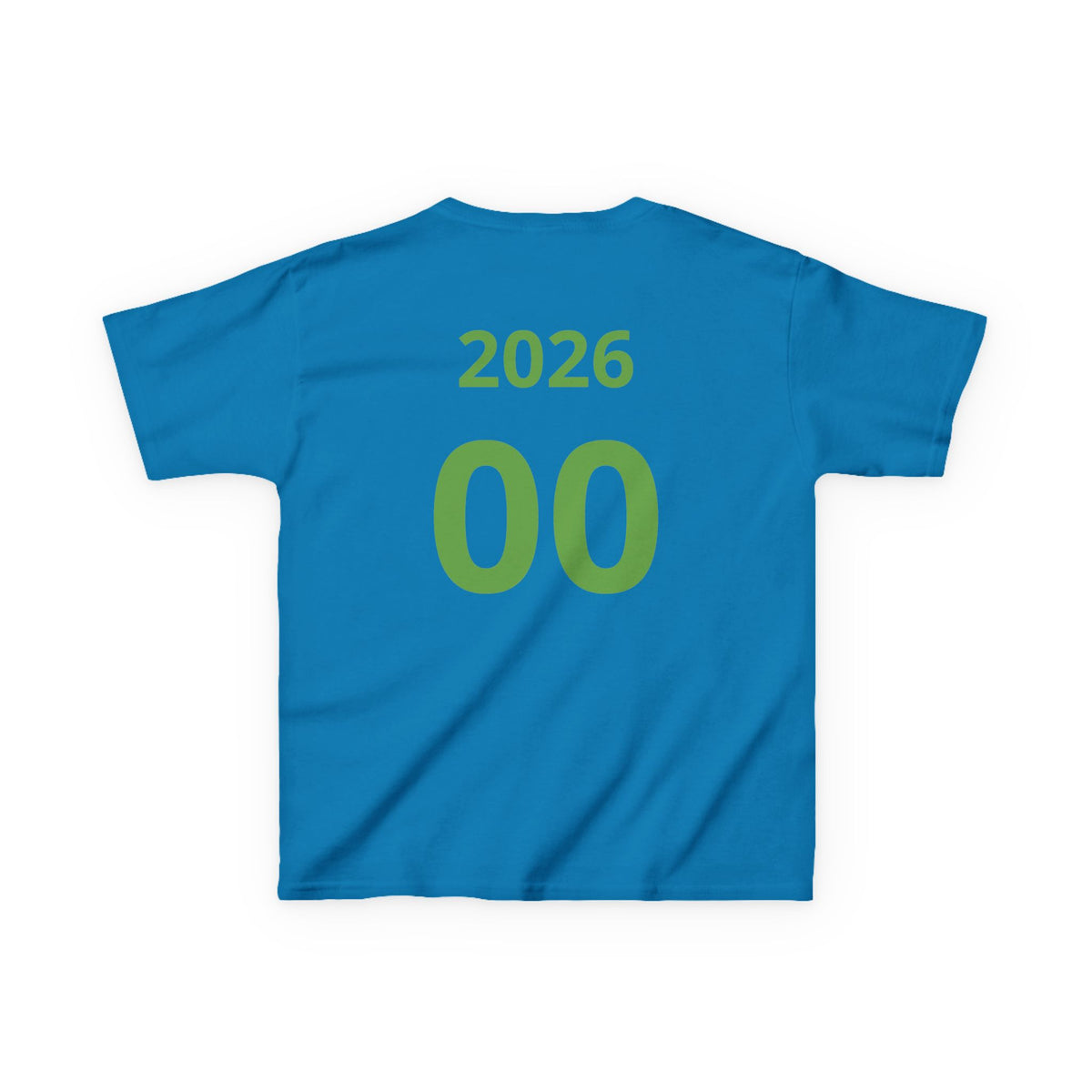 Kids Soccer T‑Shirt — "Two Harbors" Graphic with Back Number (2026)