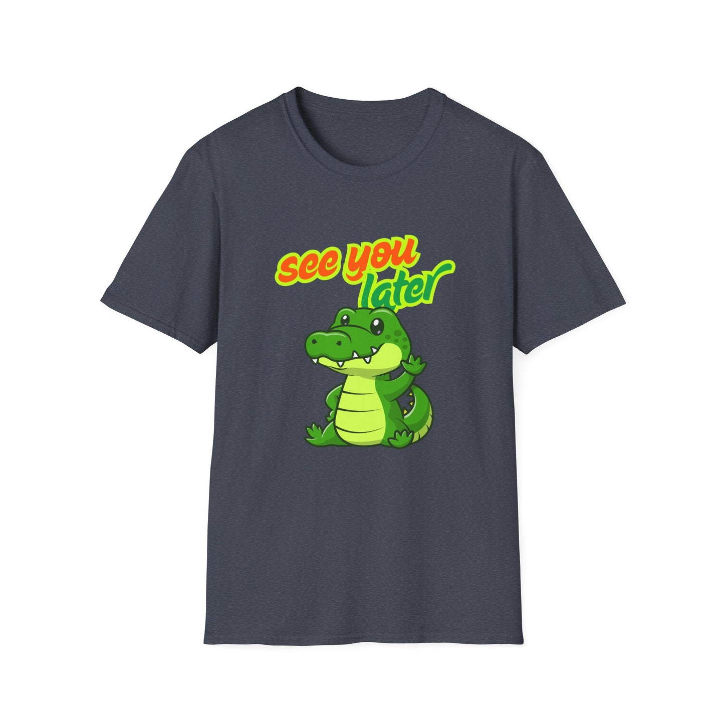 See You Later Alligator T-Shirt — Cute Retro Green Alligator Graphic Tee