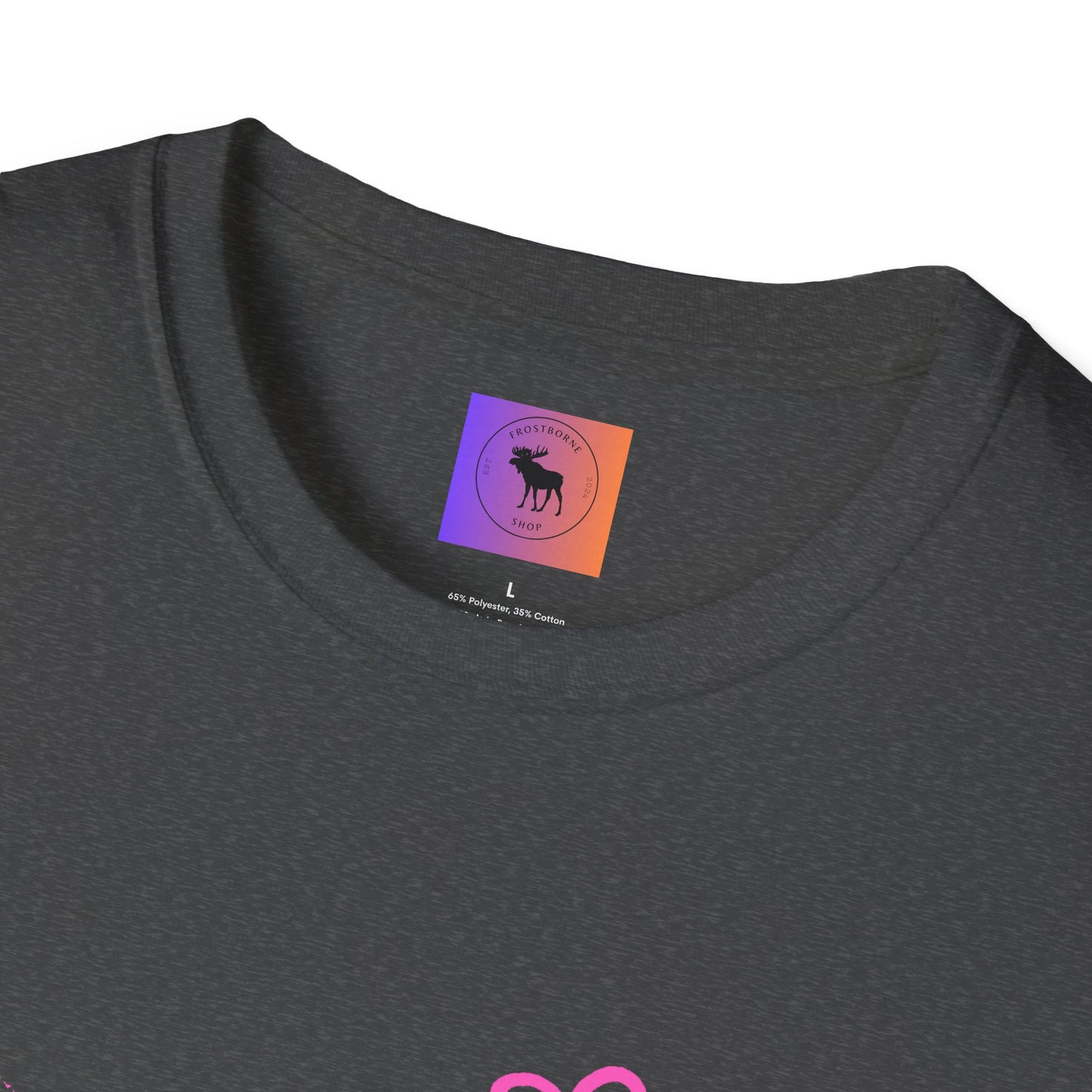 Heart Sketch T-Shirt — Pink Watercolor Hearts Valentine Tee