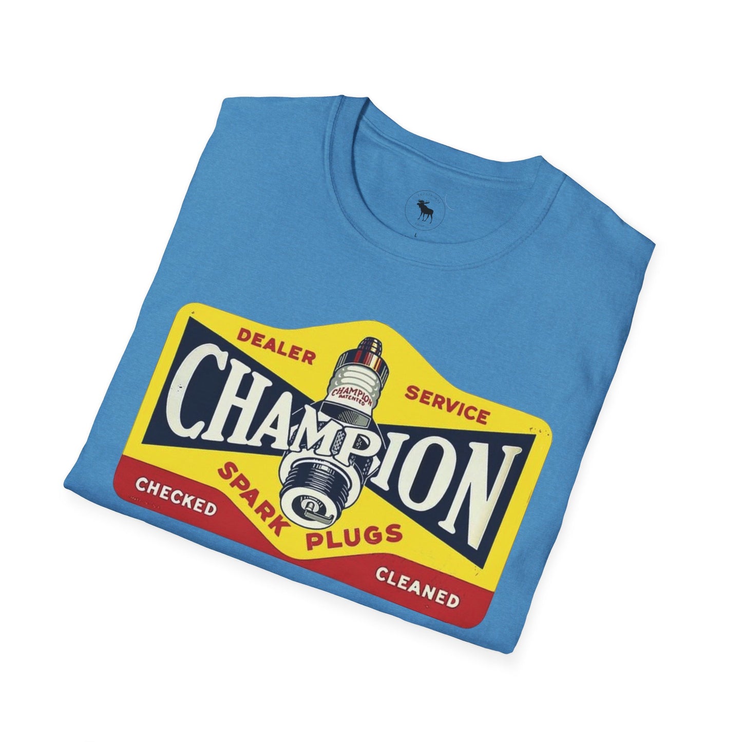 Champion Spark Plugs Vintage T-Shirt, Retro Car Lover's Tee, Unisex Graphic Shirt, Collector's Apparel, Father's Day Gift