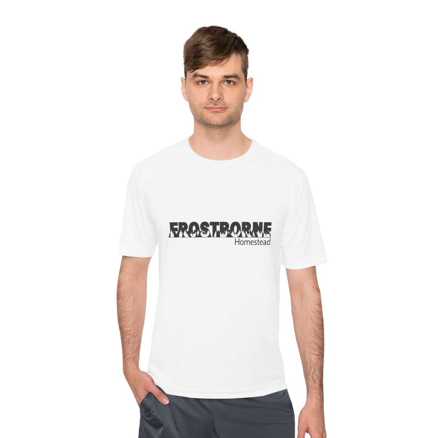 Frostborne Homestead Unisex Moisture Wicking Tee - Activewear, Sports Tee, Outdoor Shirt, Workout Top, Gift for Him and Her