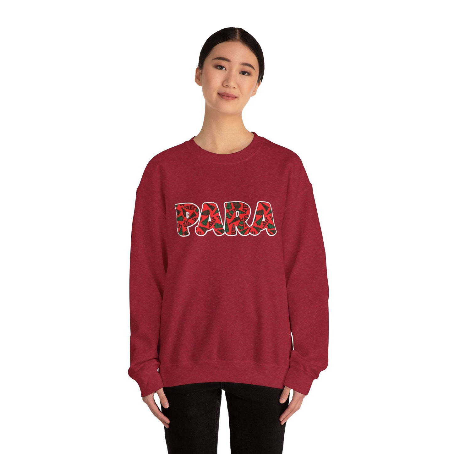 Christmas Trees PARA Sweatshirt - Festive Holiday Winter Design