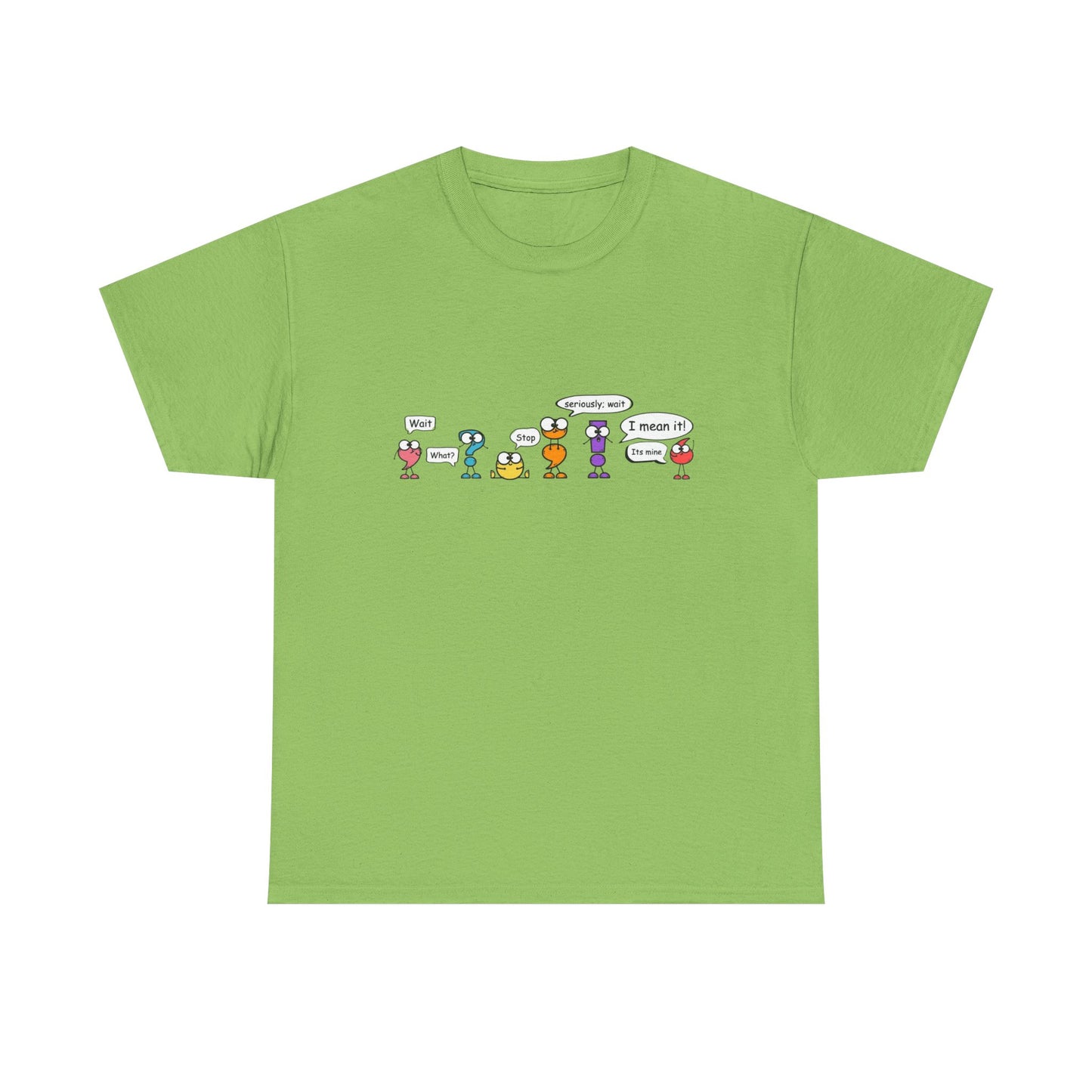 punctuation cartoon Heavy Cotton Tee