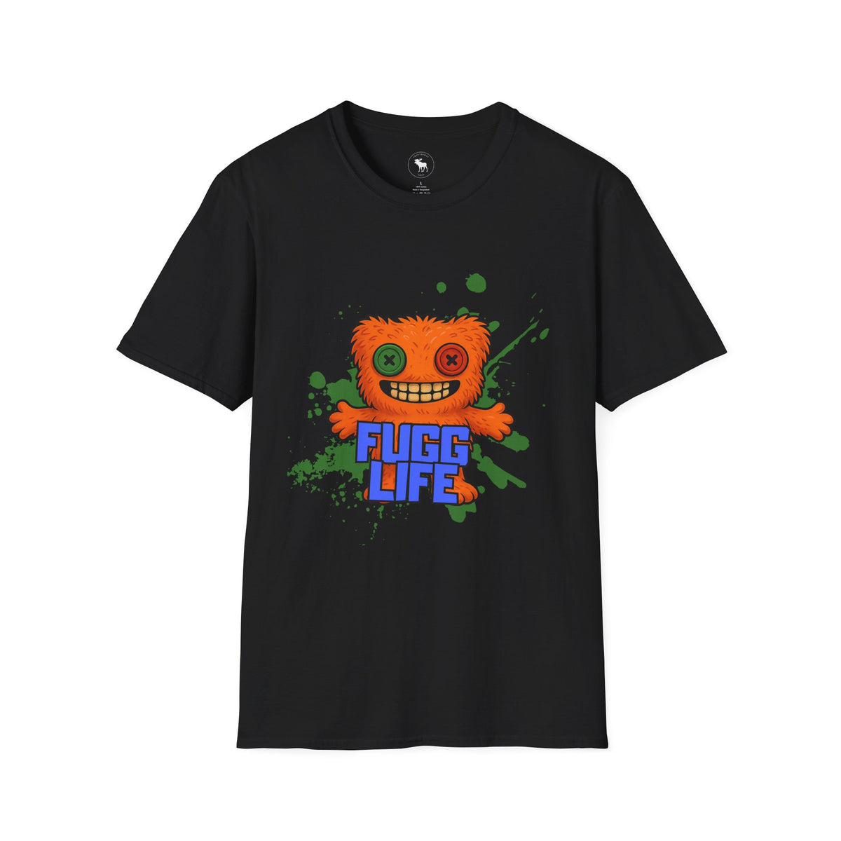 Funny Orange Monster T-Shirt – 'Fugg Life' Graphic Tee