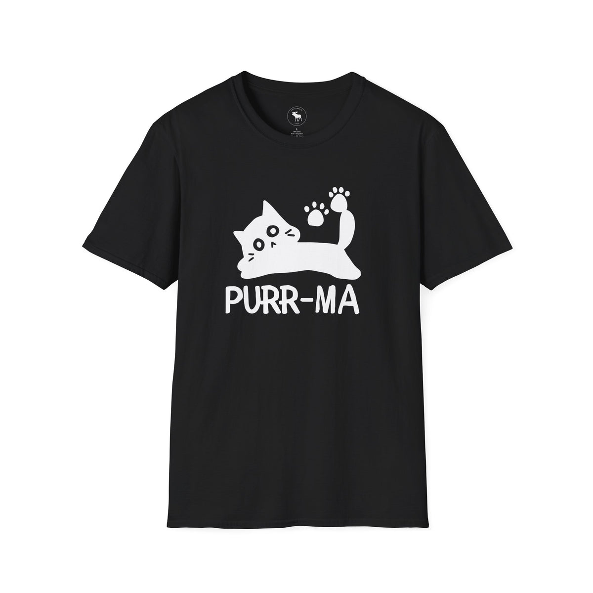 Purr-ma Cat T-Shirt — Cute Paw Print Kitty Tee for Cat Lover grandma