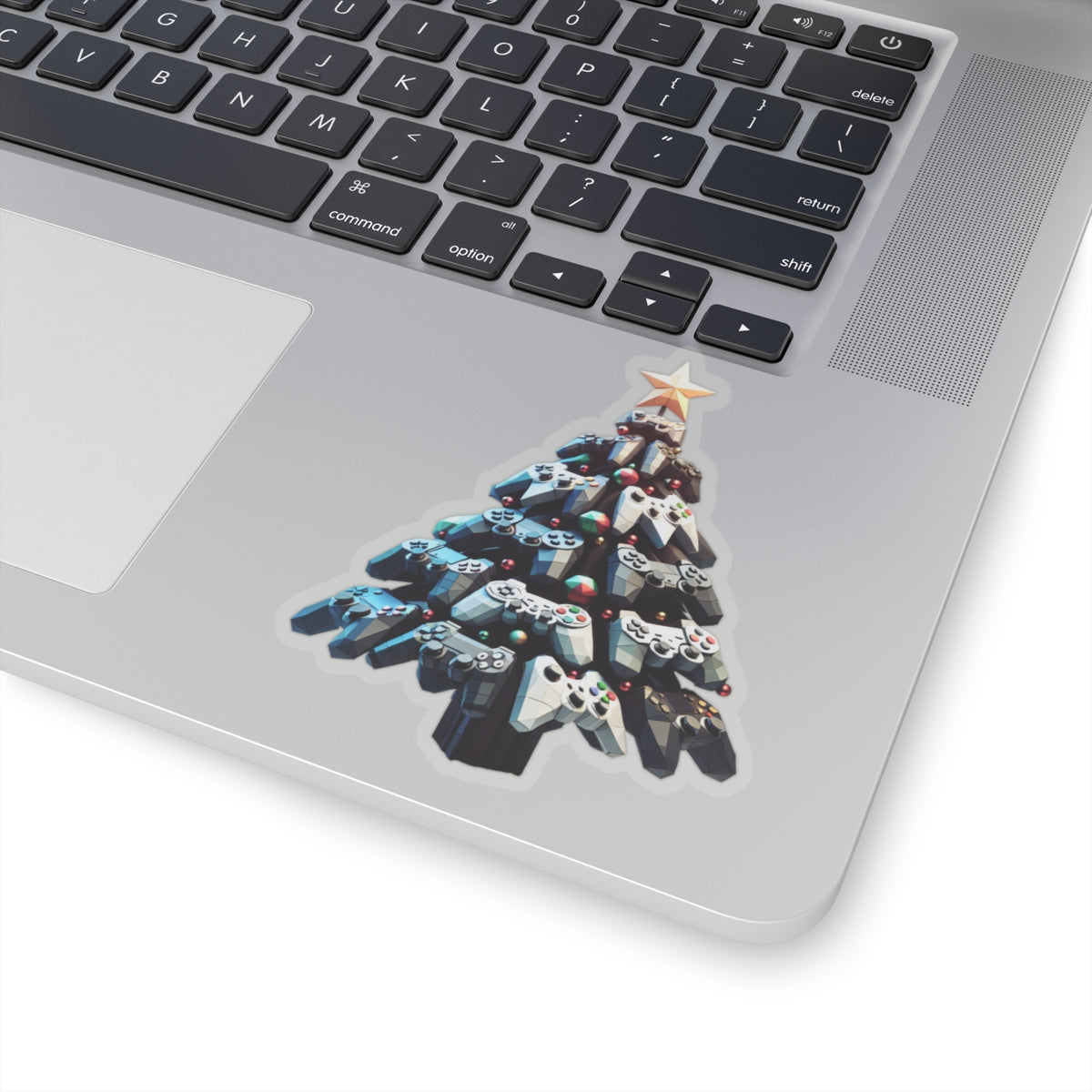 console controller Christmas tree Kiss-Cut Stickers
