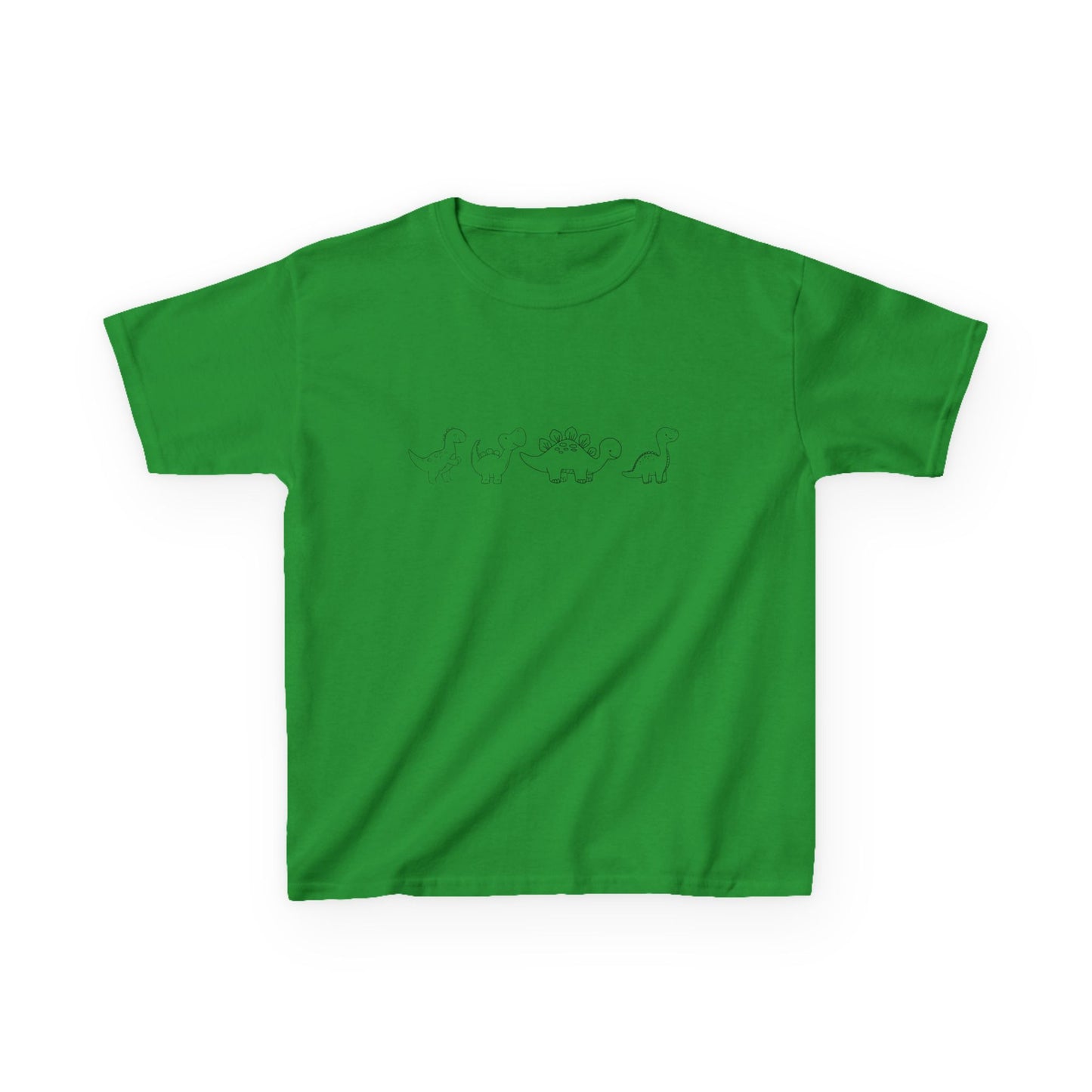 simple Dinosaur outline Kids Heavy Cotton™ Tee