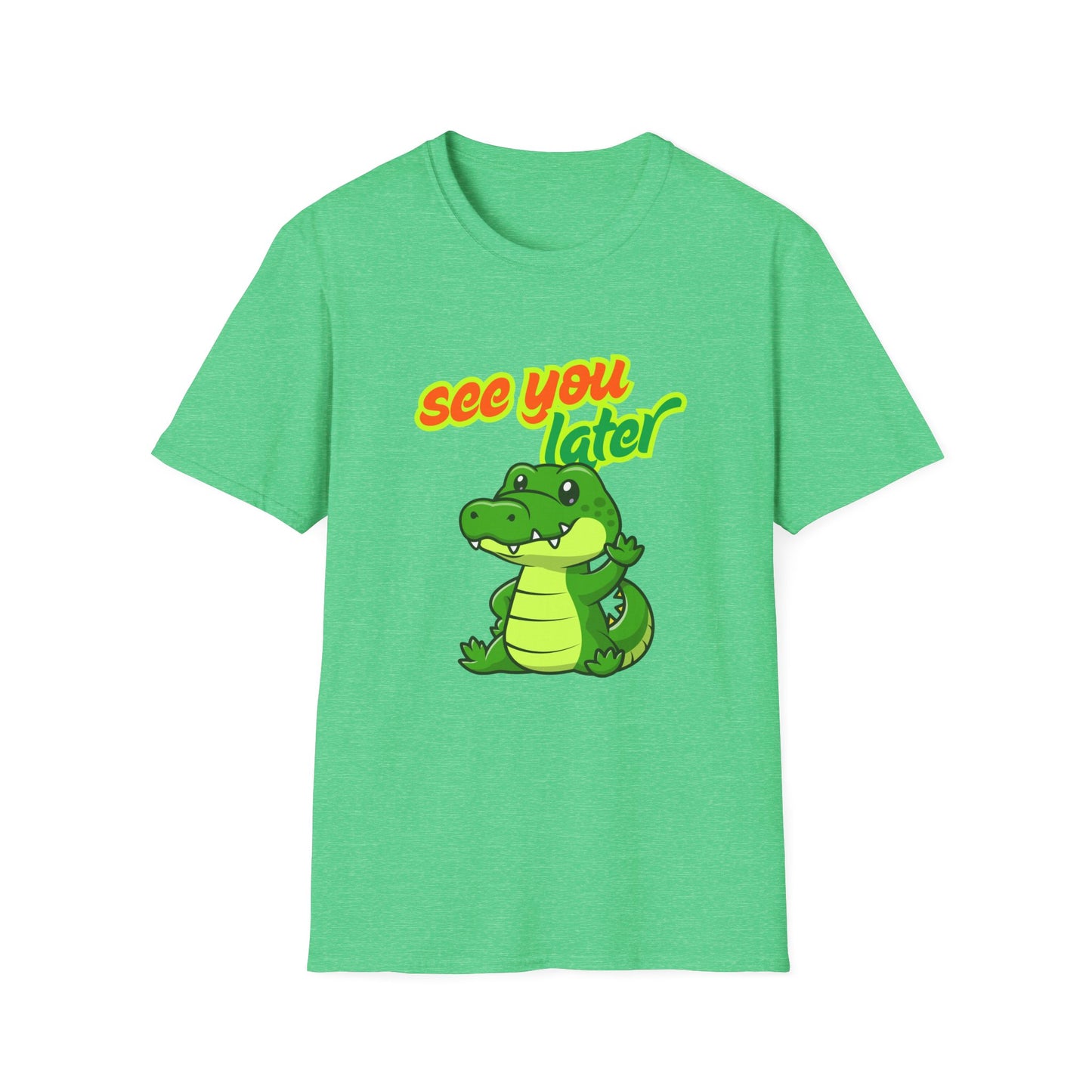 See You Later Alligator T-Shirt — Cute Retro Green Alligator Graphic Tee