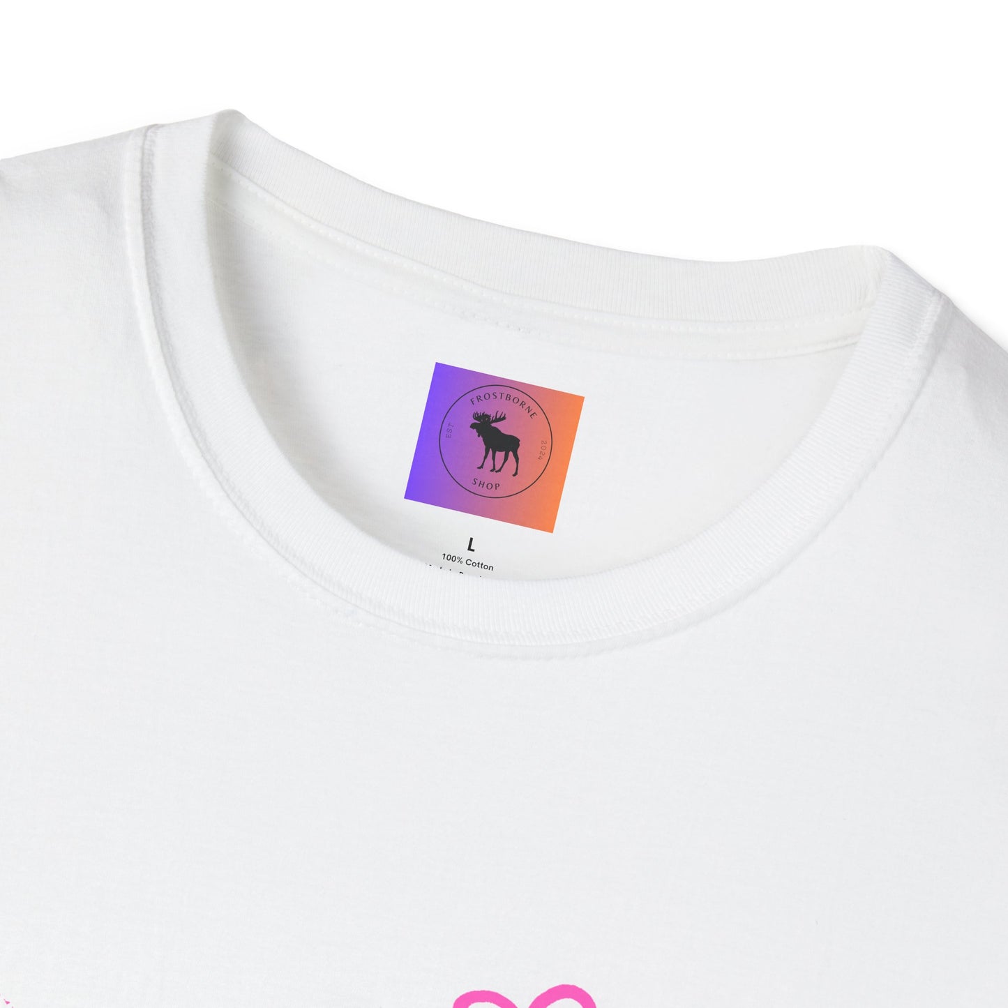 Heart Sketch T-Shirt — Pink Watercolor Hearts Valentine Tee