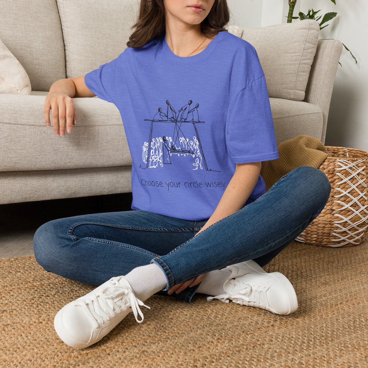 Choose your circle wisely softstyle T