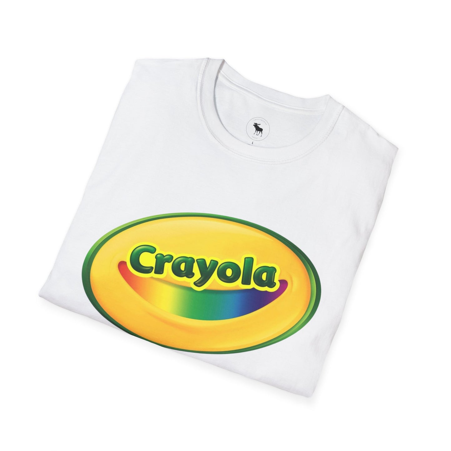 Retro Rainbow Crayon Box Tee