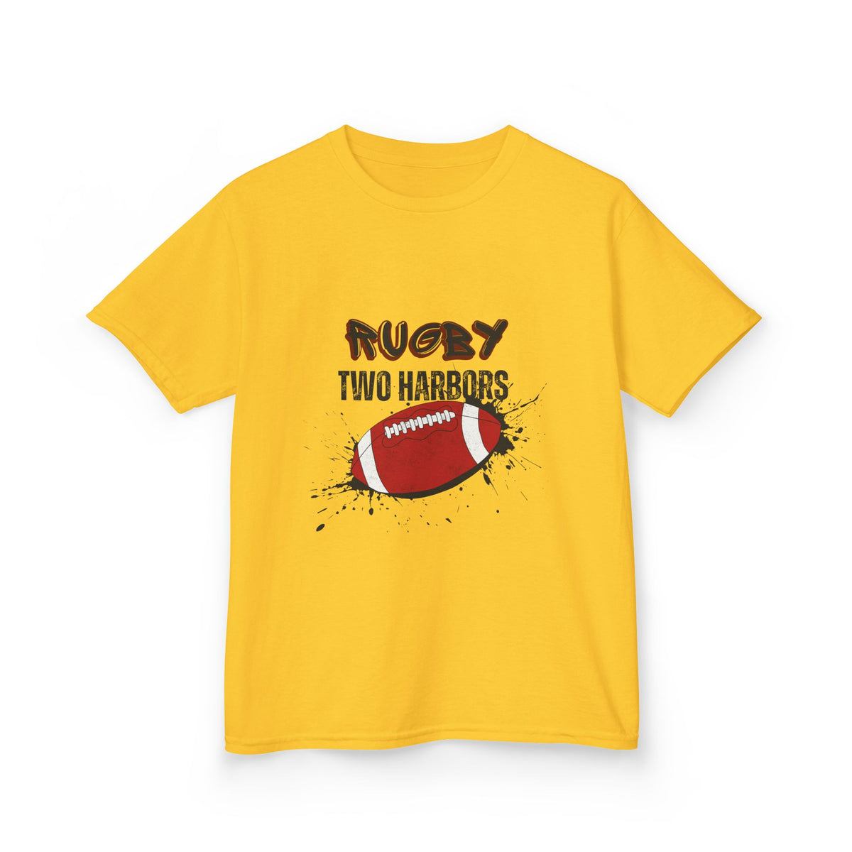 Kids Rugby Two Harbors T‑Shirt — Youth Football Graphic Tee