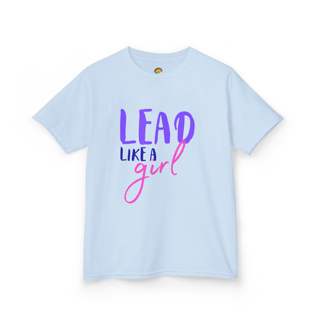 Kids Tee — "Lead Like a Girl" Inspirational Graphic Shirt