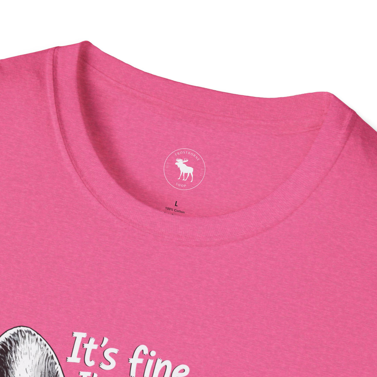 Funny Cat “It’s Fine, I’m Fine” Graphic T-Shirt