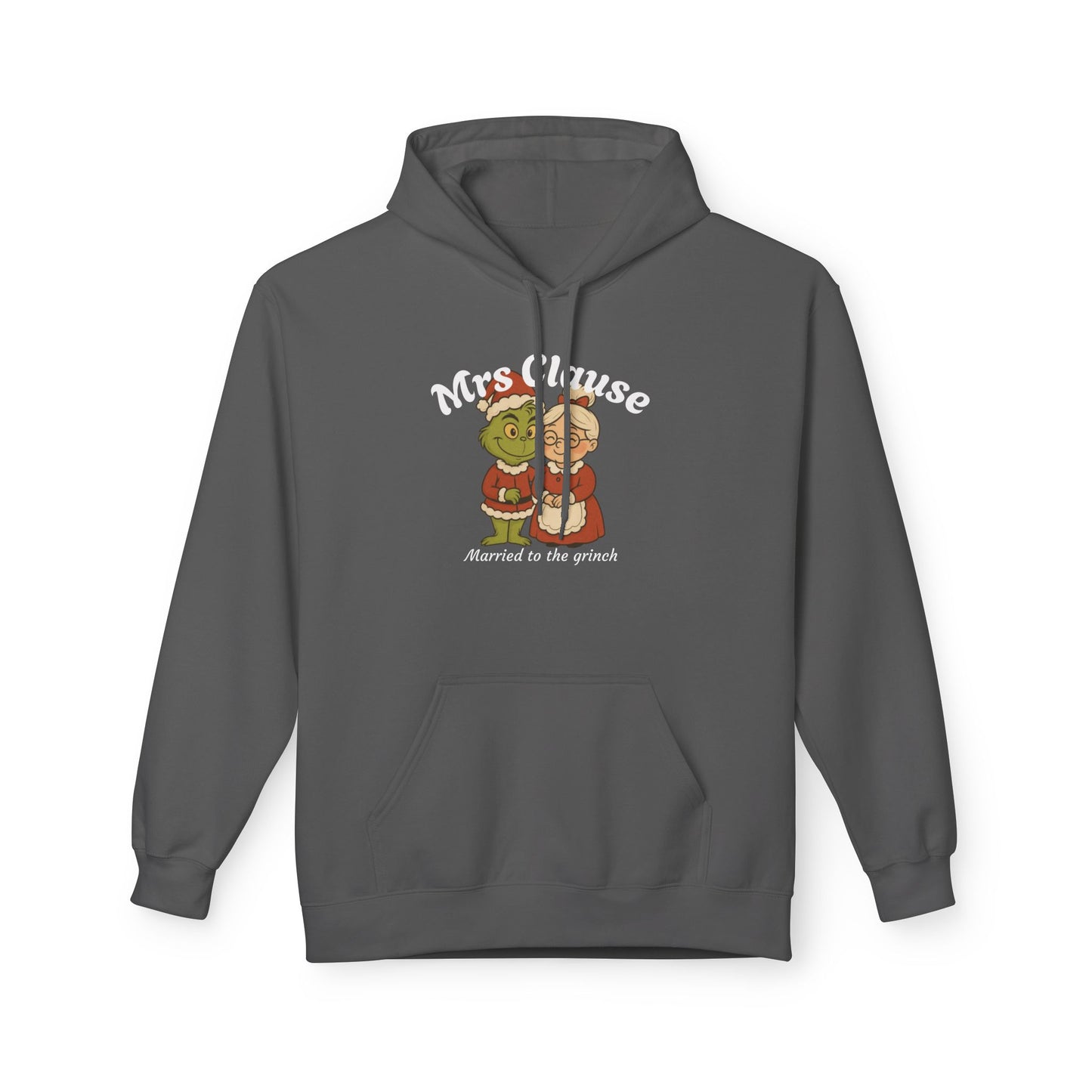 Mrs. Claus & Grinch Hoodie, Funny Christmas Sweatshirt, Holiday Gift for Couples, Christmas Apparel, Matching Couple Outfits, Cozy [...]