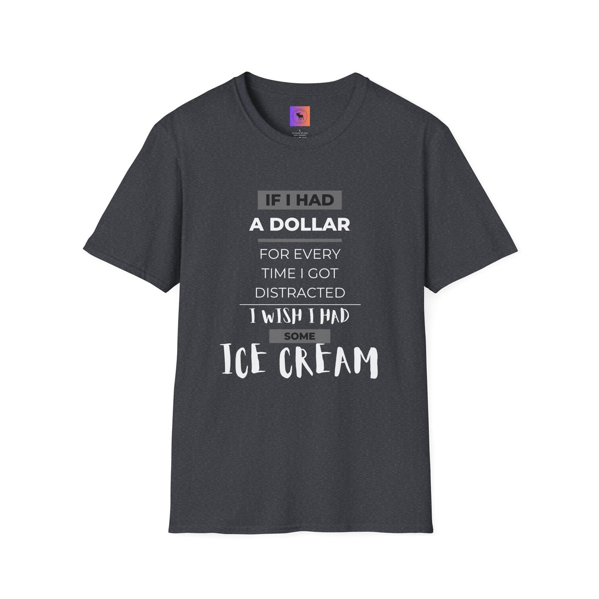 ADHD Awareness Unisex T-Shirt - Distracted and Forgetful Funny Design