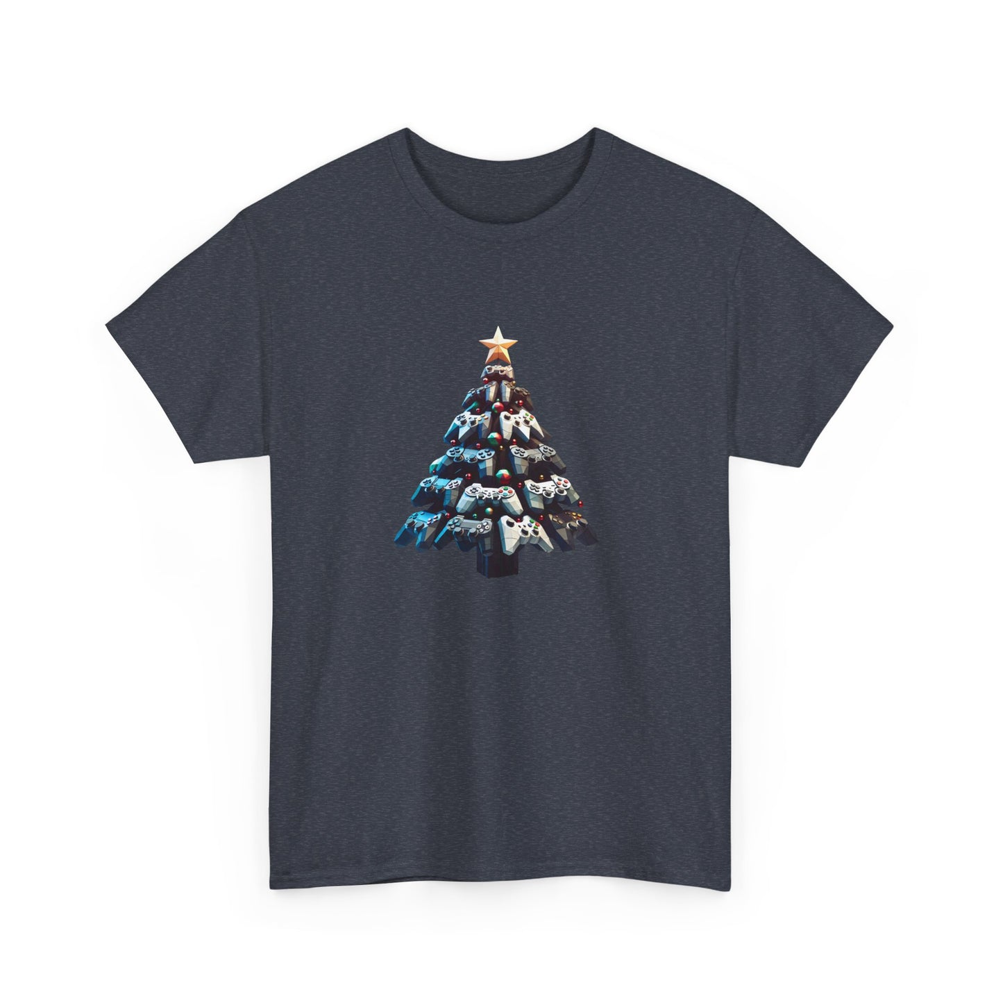 Video Game Console Christmas Tree Unisex Tee, Gaming Holiday Shirt, Gamer Gift, Retro Gamer Shirt, Gaming Console Tee, Christmas Tee