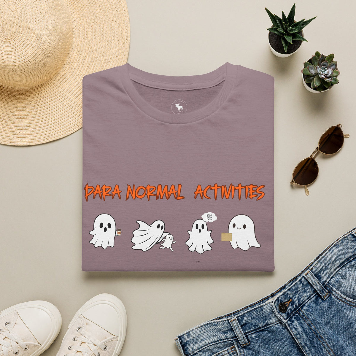 Paranormal Activities Ghosts T-Shirt — Cute Halloween Spirits Tee
