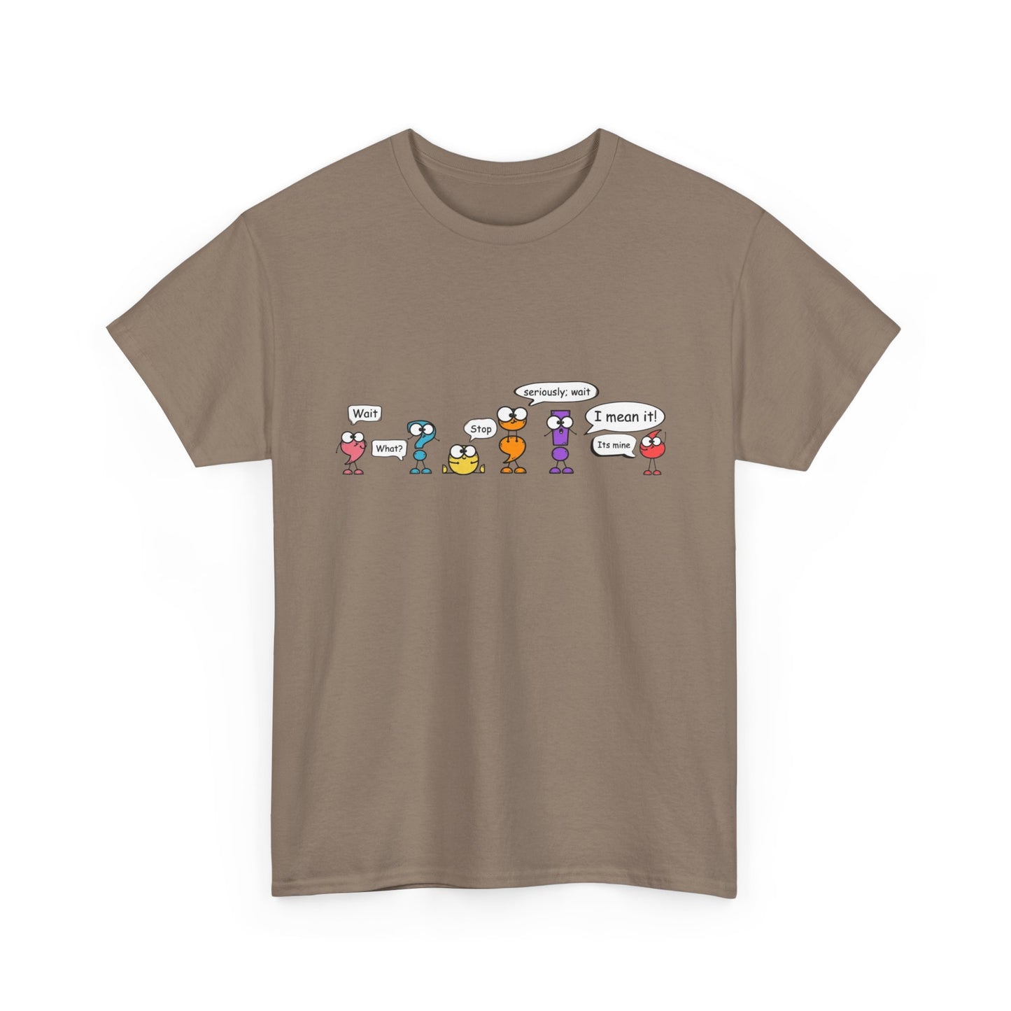 punctuation cartoon Heavy Cotton Tee