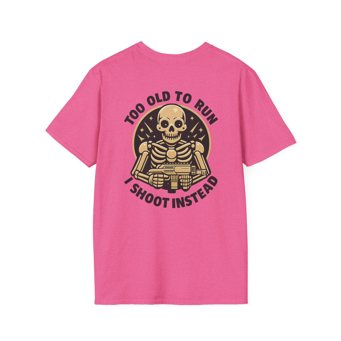 Skeleton Humor T-Shirt, Funny Gift for Photographers, Halloween Party Tee, Unisex Casual Shirt, Vintage Retro Style