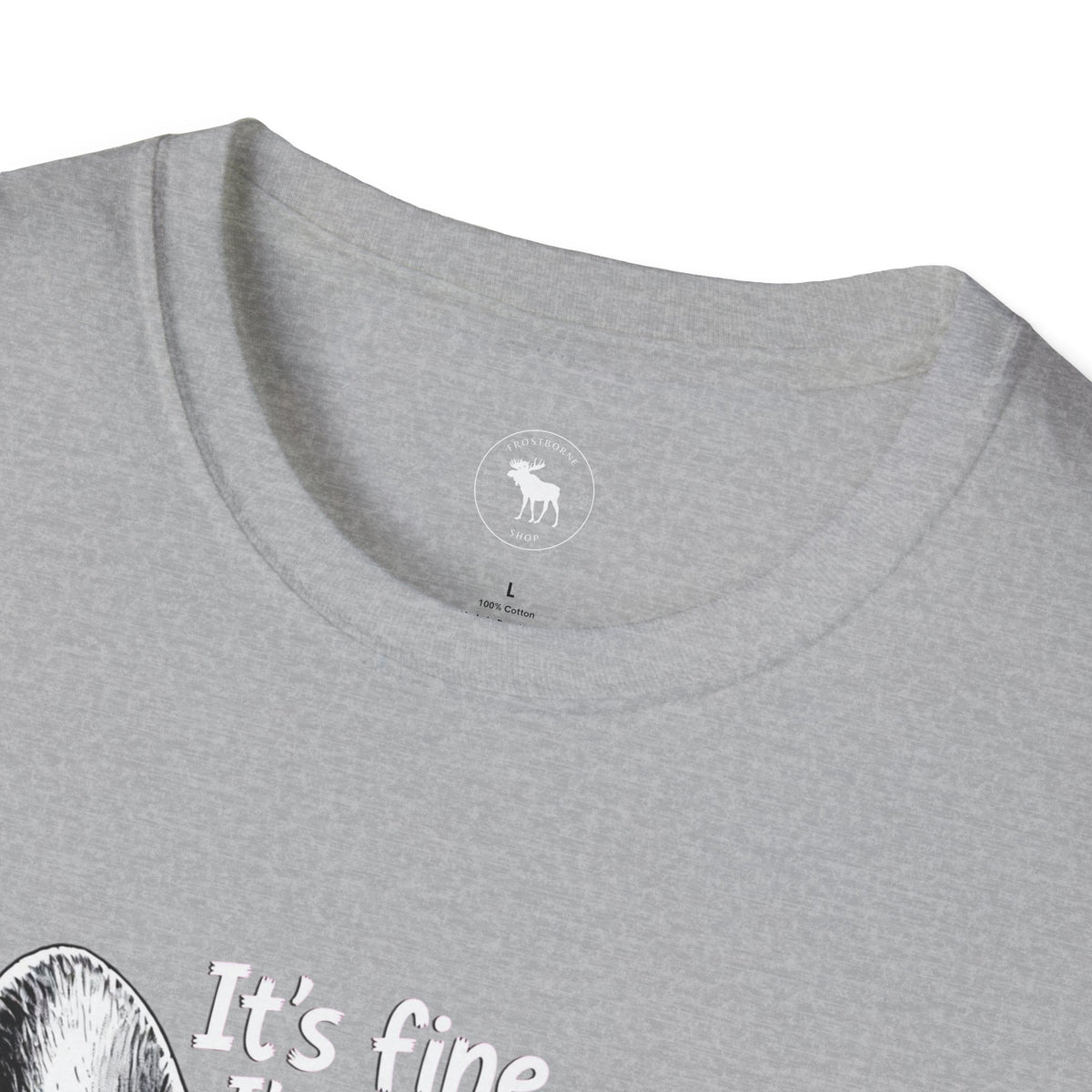 Funny Cat “It’s Fine, I’m Fine” Graphic T-Shirt