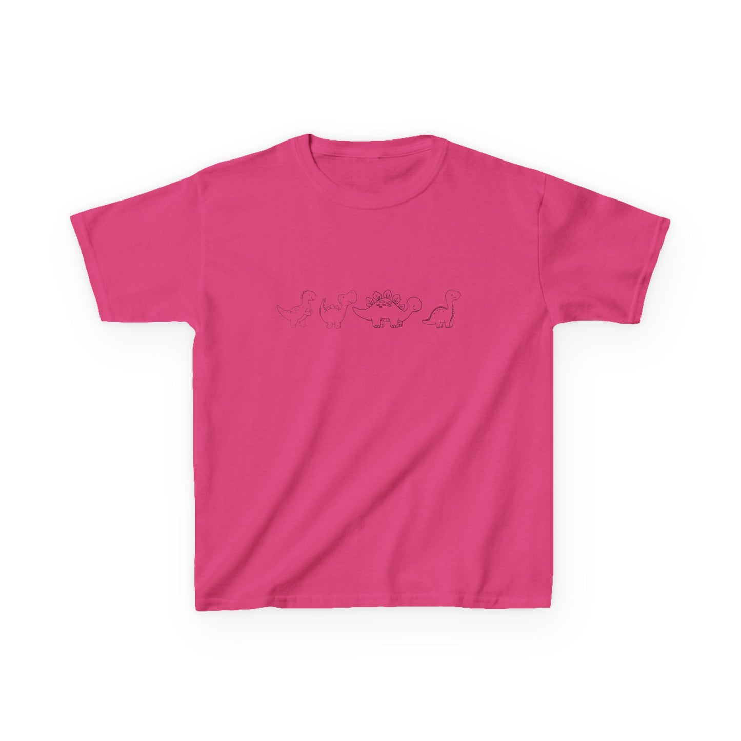 simple Dinosaur outline Kids Heavy Cotton™ Tee