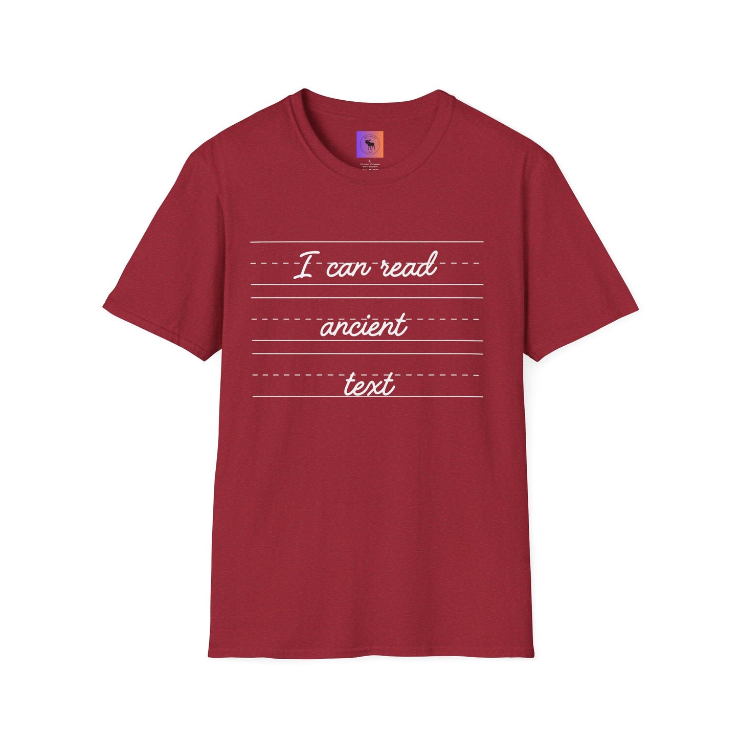 Teacher Gift T-Shirt — Cursive Millennial Style