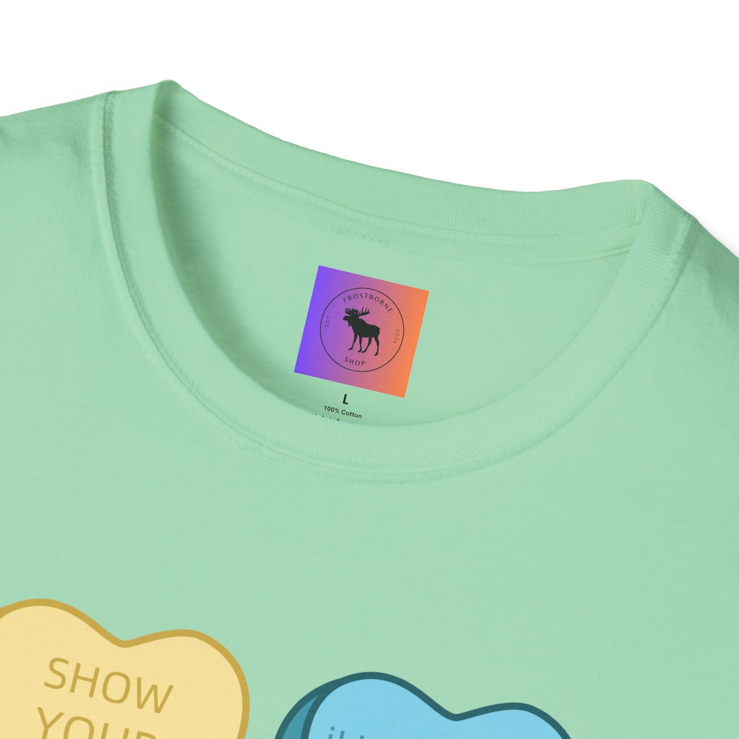 Conversation Heart Teacher Shirt — Funny Classroom Love Notes Tee