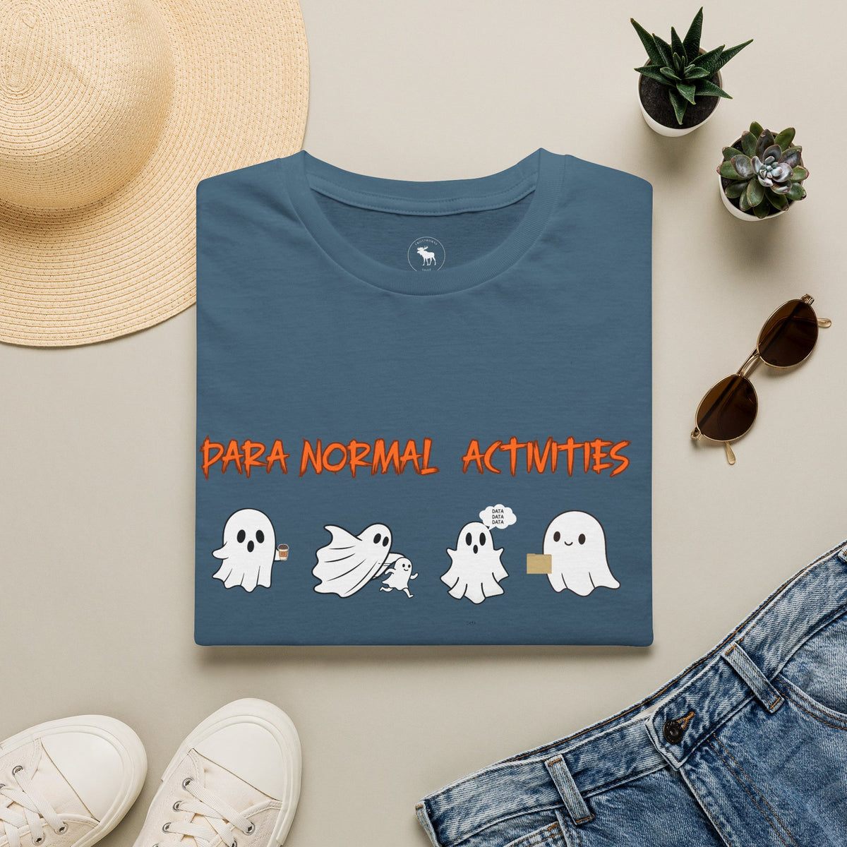 Paranormal Activities Ghosts T-Shirt — Cute Halloween Spirits Tee