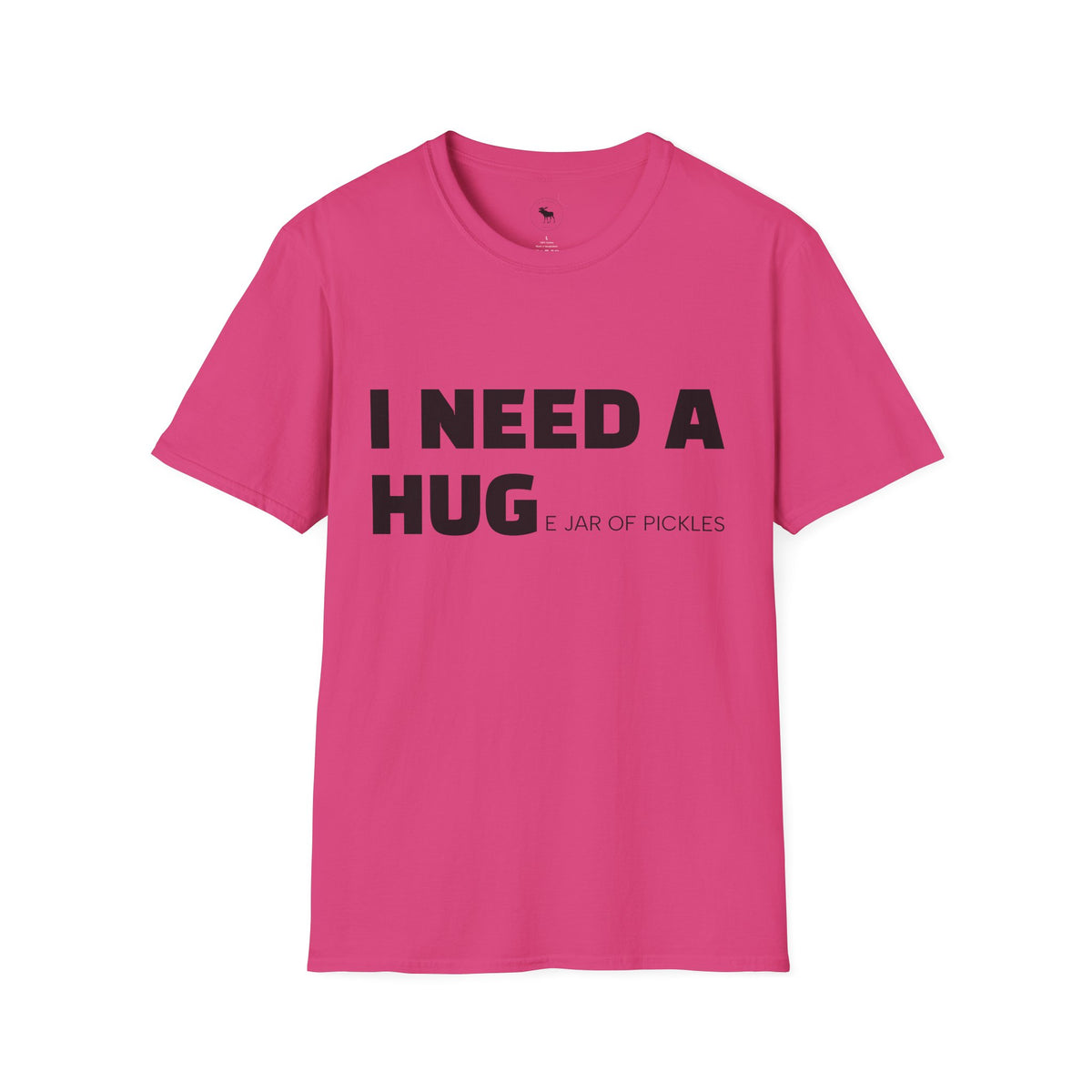 I Need A Hug T-Shirt — Funny "I Need a Hug (or a Jar of Pickles)" Graphic Tee