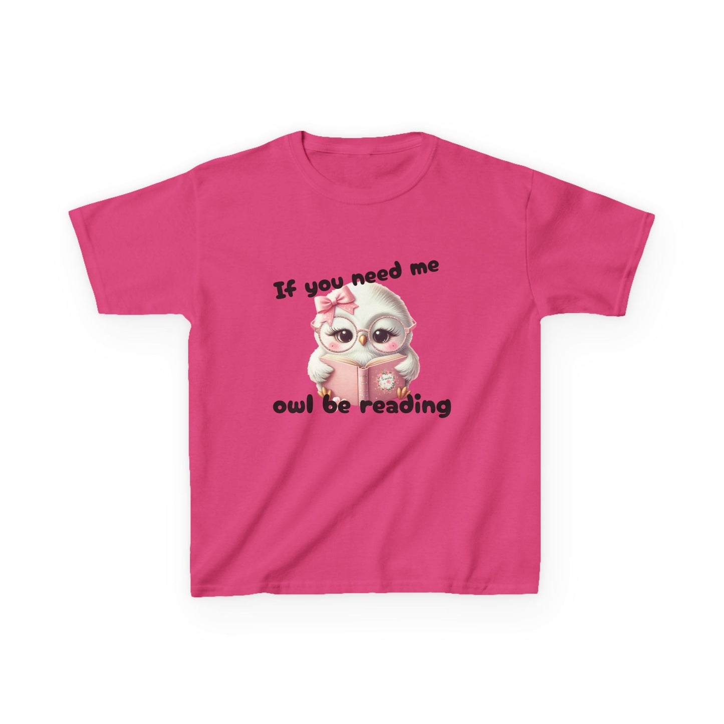 Kids T-Shirt, Cute Owls Design, Bookworm Gift, Youth Reader Tee, Children's Literature Shirt